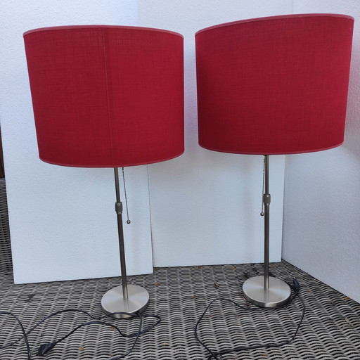 2x beautiful large vandeHeg lamps