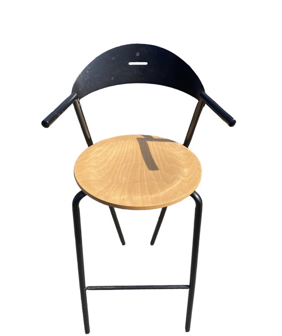 Image 1 of Sgabello da bar italiano vintage Flyline Carrè (vi).