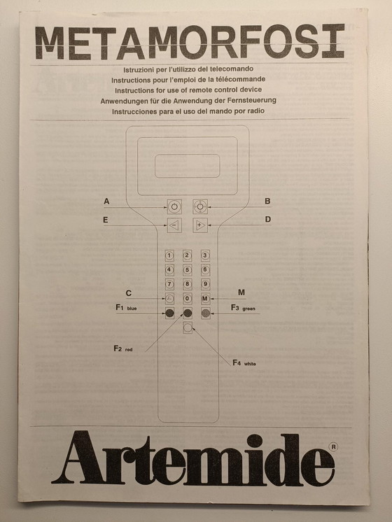 Image 1 of Artemide Metamorphosi 4 Esperia Tavolo