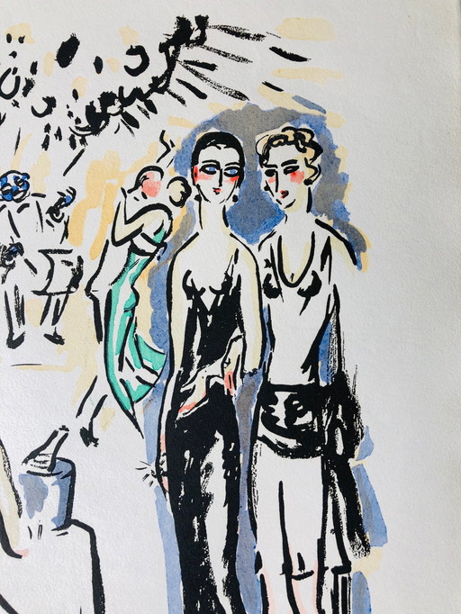 Kees van Dongen La Garconne 1925 pochoir