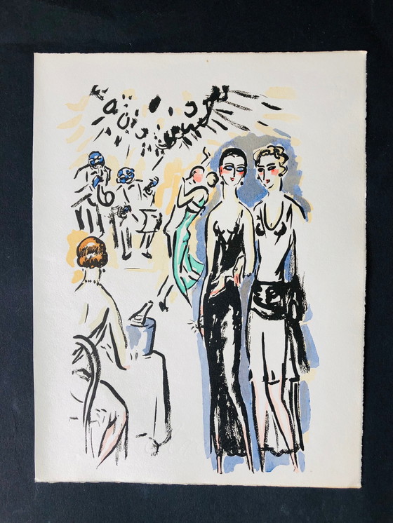 Image 1 of Kees van Dongen La Garconne 1925 pochoir