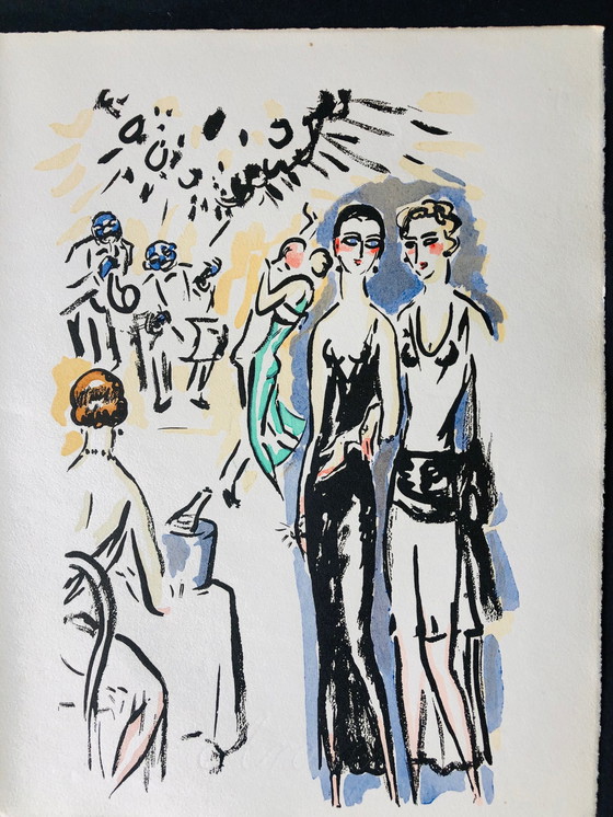 Image 1 of Kees van Dongen La Garconne 1925 pochoir