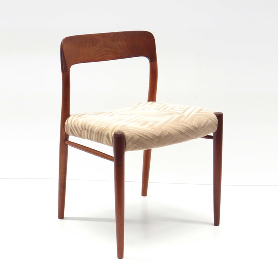 Image 1 of 6x Niels Möller Model 75 chairs from the 1960s