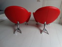 2 x fauteuil Leolux Papageno