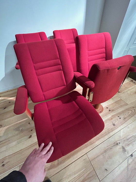 Image 1 of 2x Chaise duo cinéma vintage