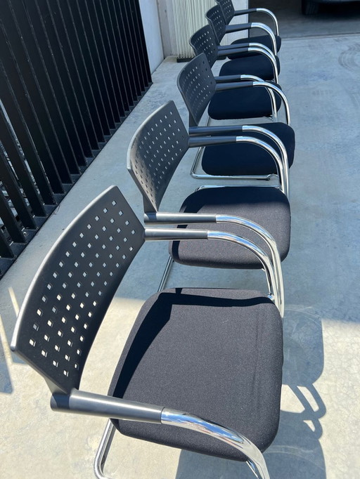 6 Vitra Visavis chairs