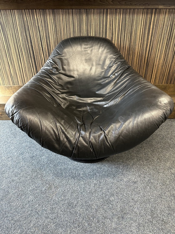 Image 1 of Mario Brunu Rodica armchair black leather