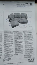 Rolf Benz 2500 3-seater sofa
