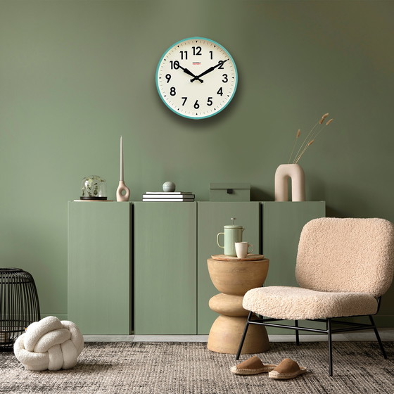 Image 1 of Cloudnola Factory Clock Turquoise