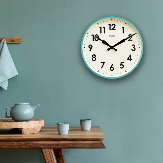 Image 1 of Cloudnola Factory Clock Turquoise