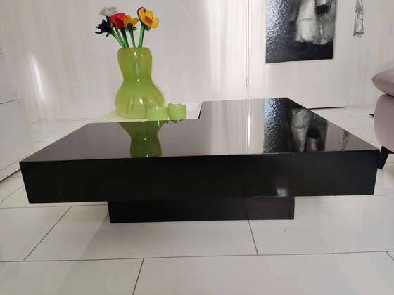 Image 1 of Table basse moderne avec plateau amovible