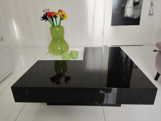 Image 1 of Table basse moderne avec plateau amovible