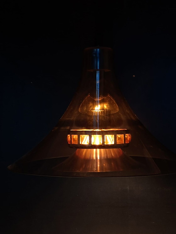 Image 1 of Lampe à chapeau de sorcière massive de l'ère spatiale