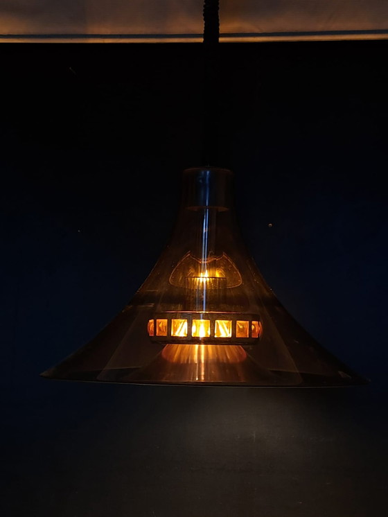 Image 1 of Lampe à chapeau de sorcière massive de l'ère spatiale