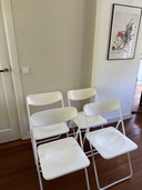 4x Chaise pliante Ted vintage