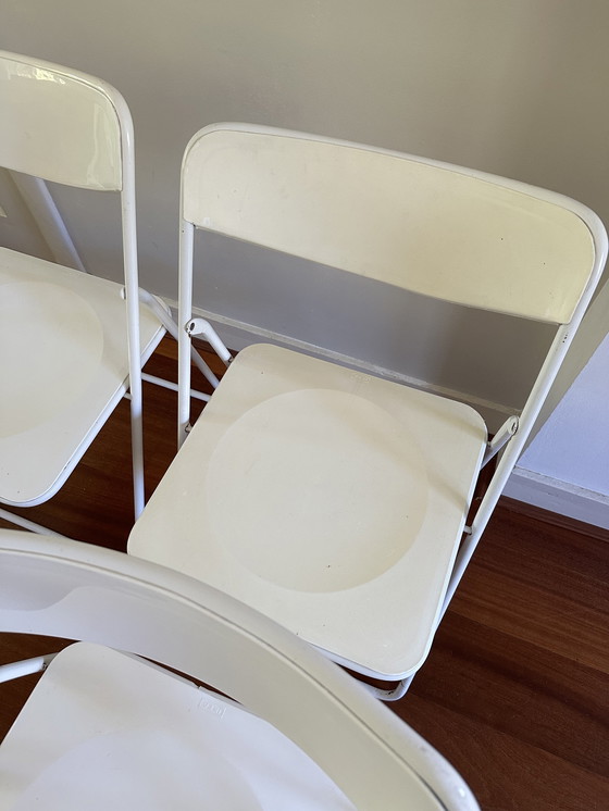 Image 1 of 4x Vintage Ted folding chair