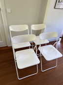 4x Chaise pliante Ted vintage