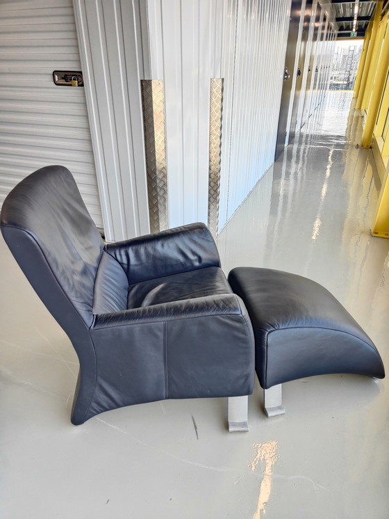 Image 1 of Rolf Benz armchair + ottoman