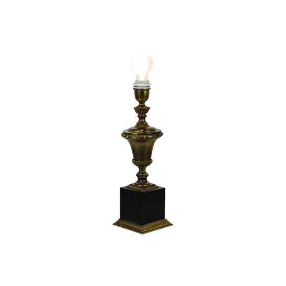 Image 1 of Lampe en laiton Hollywood Regency