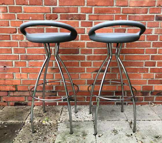 Image 1 of 2x Softline Bubble barstool