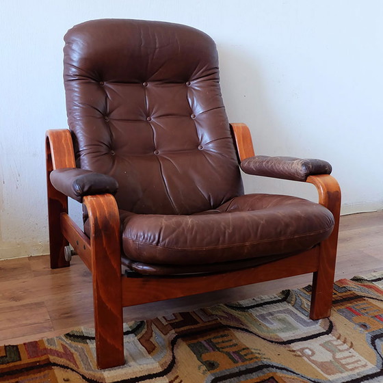 Image 1 of Møbler Sweden - lounge chair with ottoman.