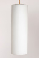 Rare RAAK Amsterdam milk glass tubes set of 4, Netherlands 1950