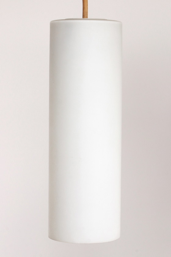 Image 1 of Rare Raak Amsterdam milk glass tubes set of 4,Netherlands 1950s