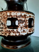 Germany fat lava ceramic table lamp