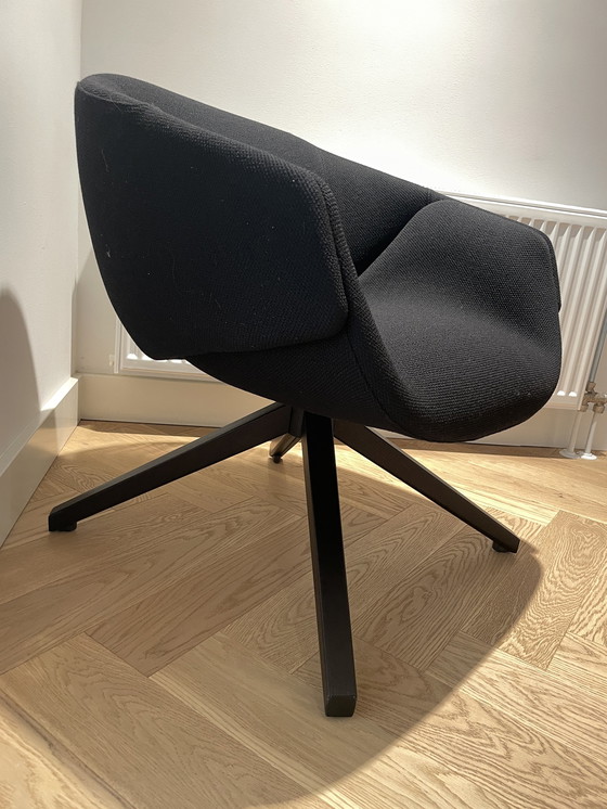 Image 1 of SP01 Design Anita Low Swivel Armchair by Metrica