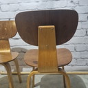 2x Pastoe Sb02 Chairs by Cees Braakman