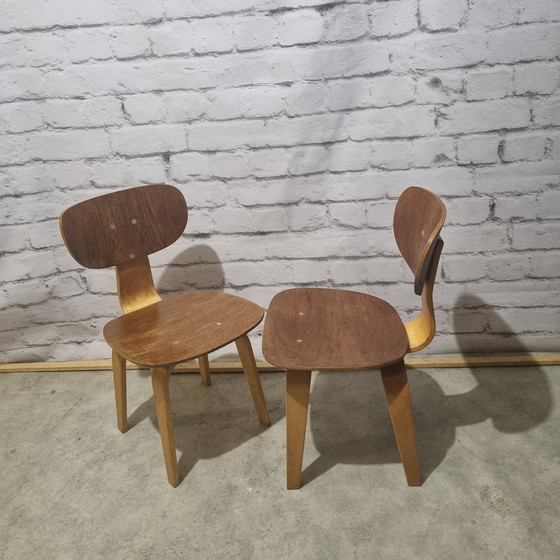 Image 1 of 2x Pastoe Sb02 Chairs by Cees Braakman