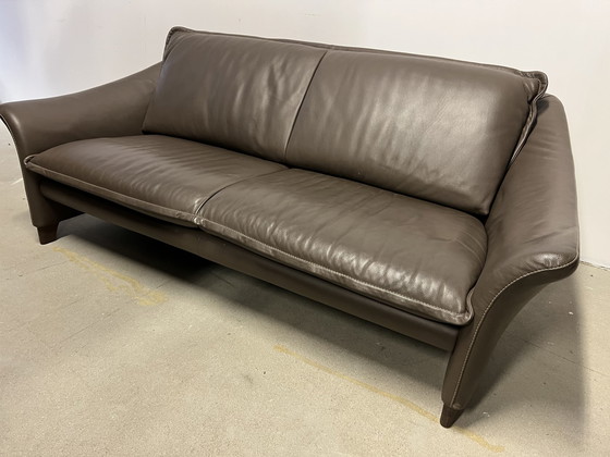 Image 1 of Leolux Enora 2.5 seater sofa Brown Leather