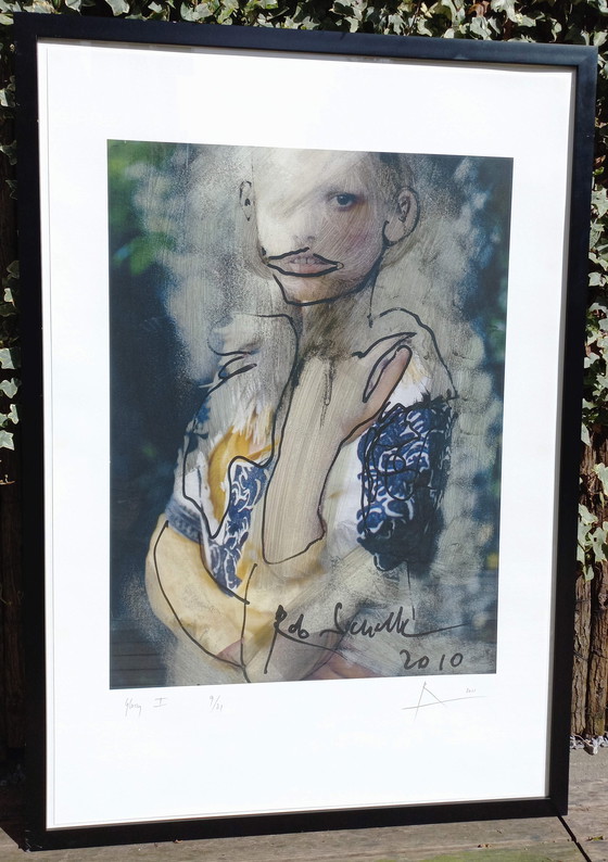 Image 1 of Rob Scholte - Glossy I, piezography (beautifully framed, large)