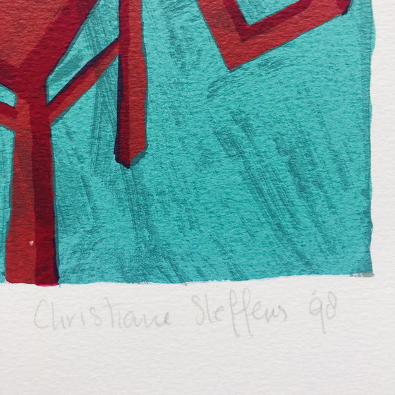 Image 1 of 2x sérigraphie Christiane Steffens