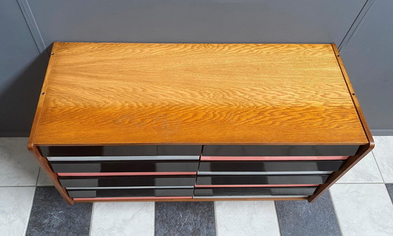 Image 1 of Jiri Jiroutek sideboard pink drawers 1960s model U-450