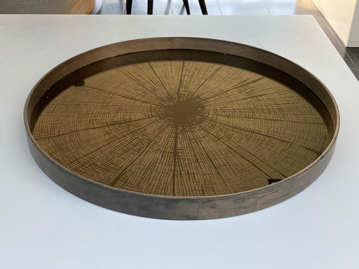 Bandeja para rebanadas de bronce Notre Monde