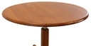 Table de salle à manger / table basse ronde réglable en hauteur 'Madumflud' vintage