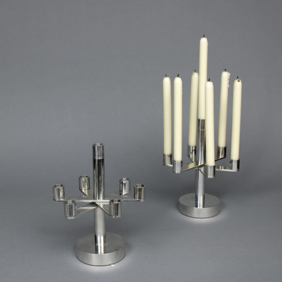 Image 1 of Edward van Vliet - Set of 2 candelabra - 2000