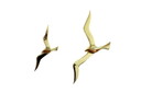 Set de 2 mouettes en laiton