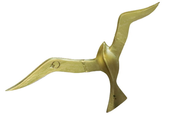 Image 1 of Set of 2 brass seagulls