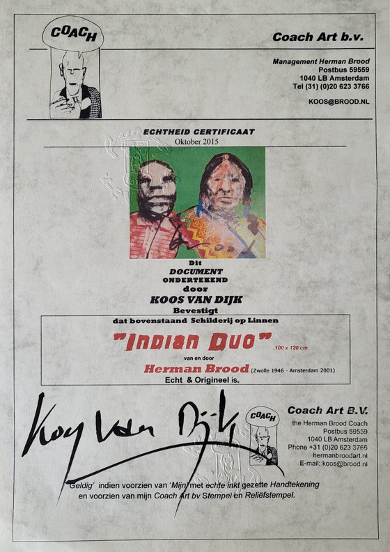 Image 1 of Herman Brood - INDIAN DUO -