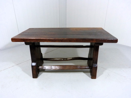 Table basse ancienne en bois 1880-1890