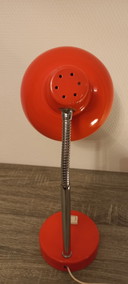 Vintage orange desk lamp