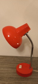 Vintage orange desk lamp