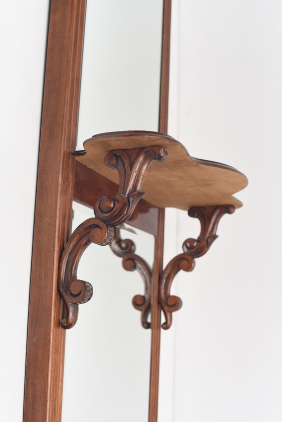 Image 1 of Miroir sur pied Art Nouveau