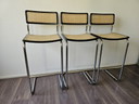 3x vintage bar stools