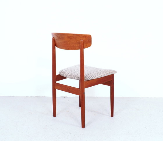 Image 1 of Ensemble de chaises de table de salle à manger en teck, design danois, années 1960