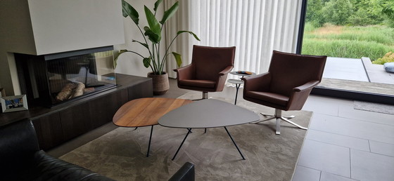 Image 1 of Leolux Coffee tables Liliom (2×) and side table Portello