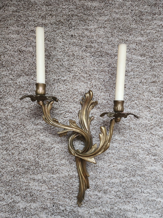 Image 1 of 2x Appliques murales vintage