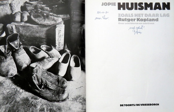 Image 1 of "The rag doll" book about Jopie Huisman, by Rutger Kopland, signed